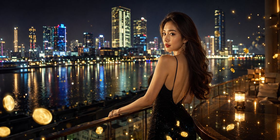 Người dùng tại Hà Nội xem thông tin cá cược thể thao bên bờ biển buổi chiều