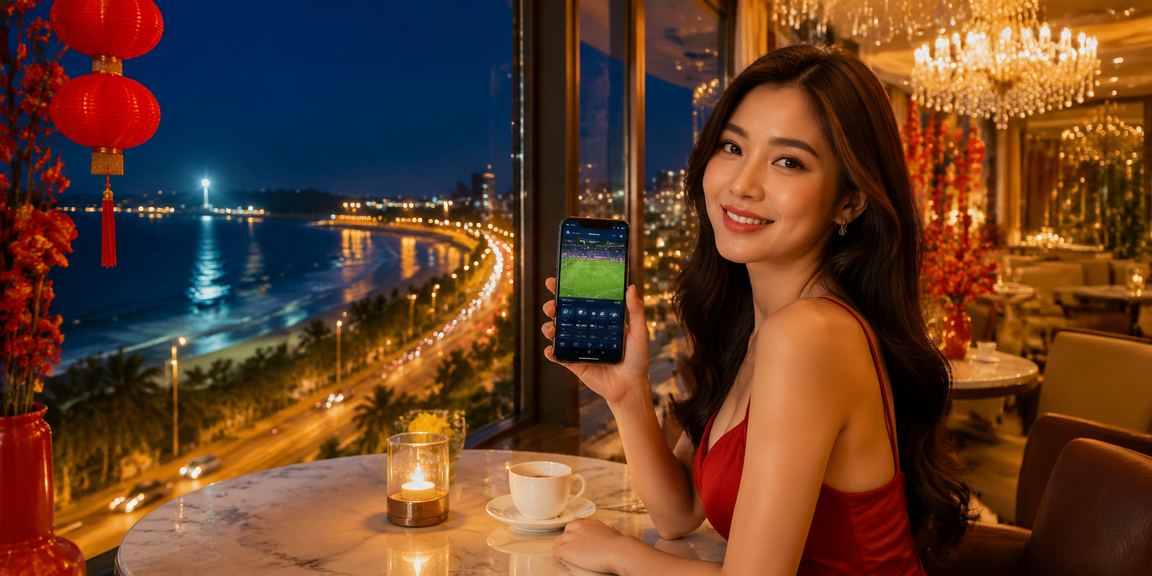 Người dùng tại Phan Thiết theo dõi cá cược thể thao bên tách cà phê sáng